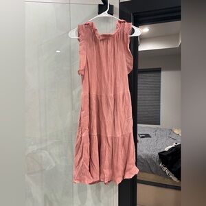 Tiered Maxi Dress in Dusty Rose